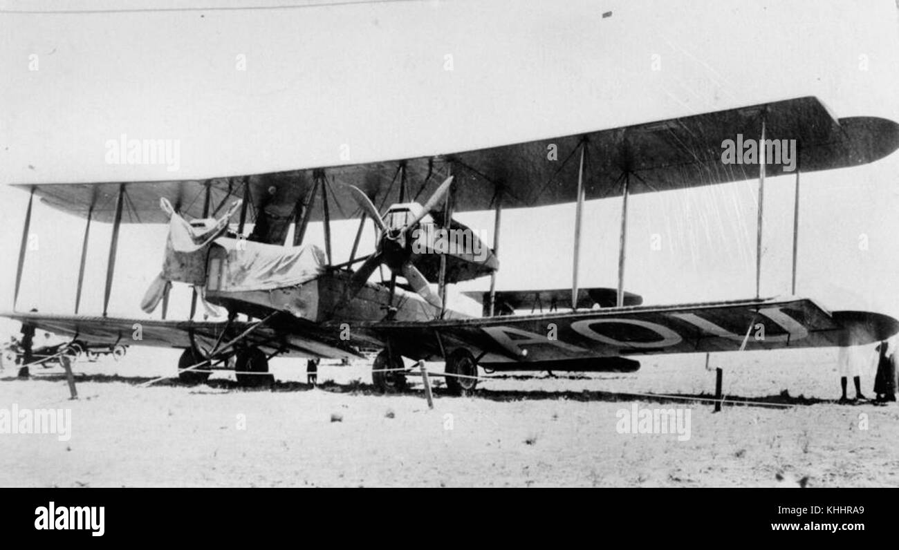 1161695 Ross et Keith Smith's biplan Vickers Vimy, 1919 Banque D'Images