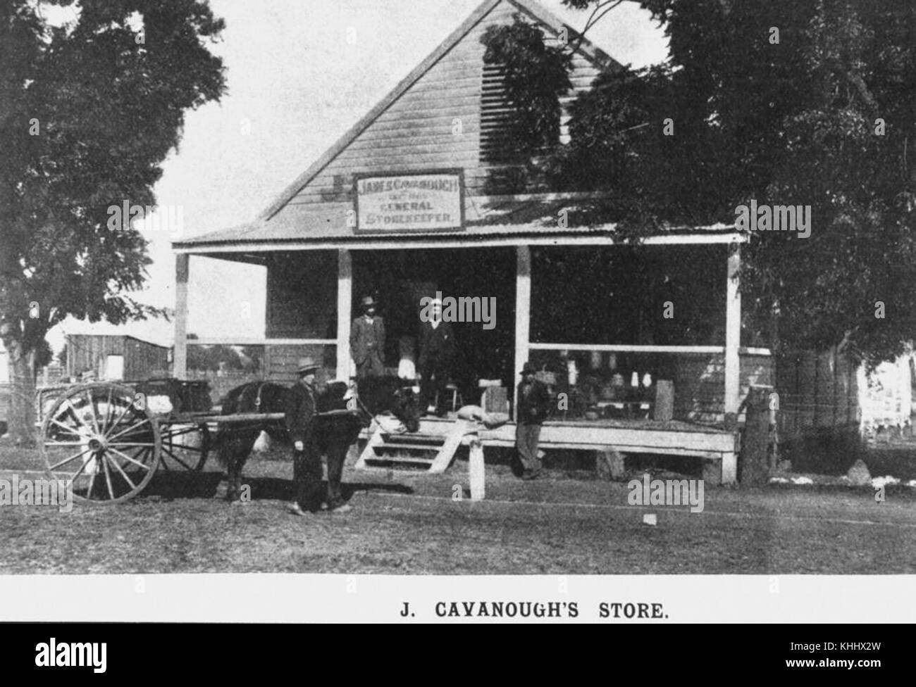 114742 Cavanough James's General Store à St George, 1904 Banque D'Images