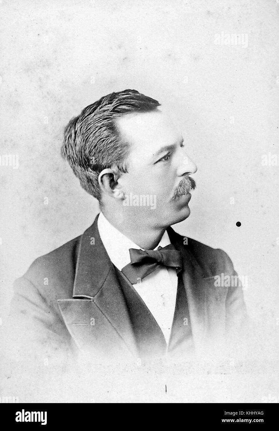 Ezra Sutton, base 3rd, 1900. De la bibliothèque publique de New York. Banque D'Images