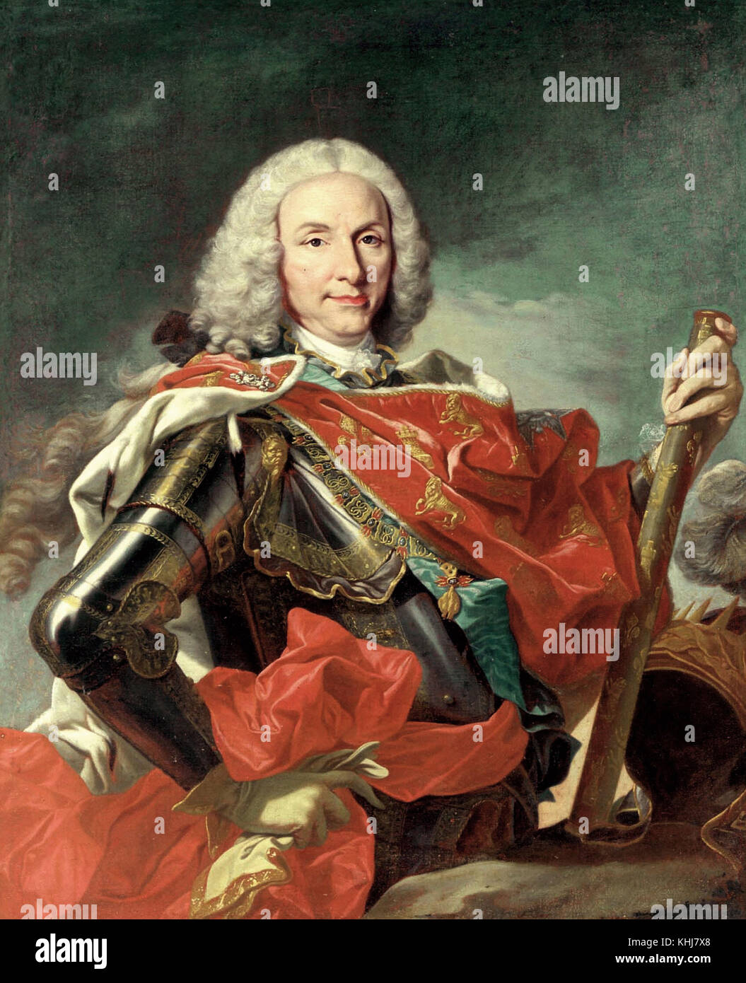 Louis Michel van Loo - Portrait de Philippe V, roi d'Espagne - 1745 Banque D'Images