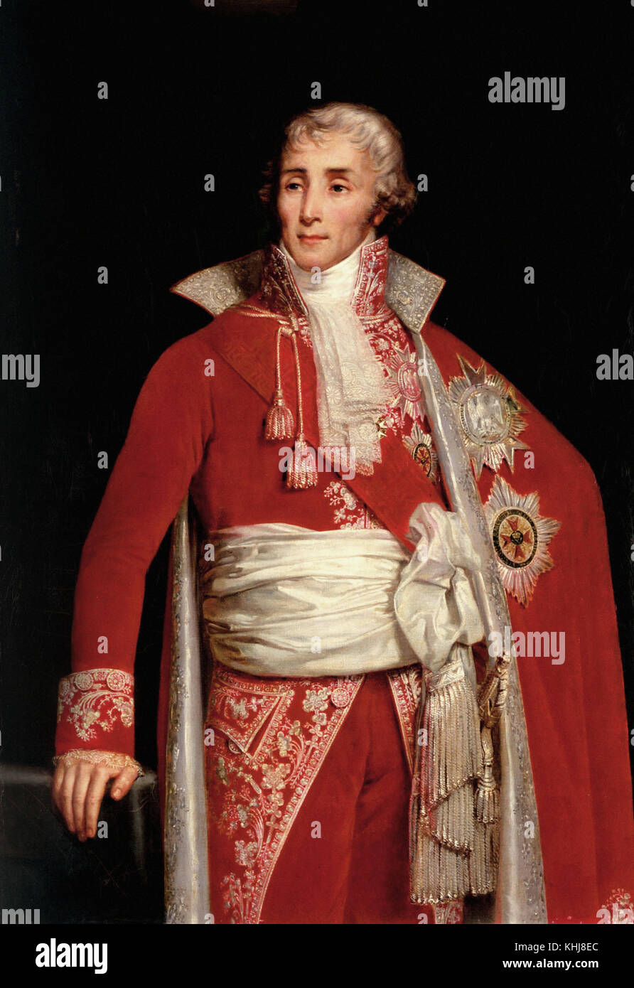 Edouard Louis Dubufé - Portrait de Joseph Fouché duc d'Otrante Banque D'Images