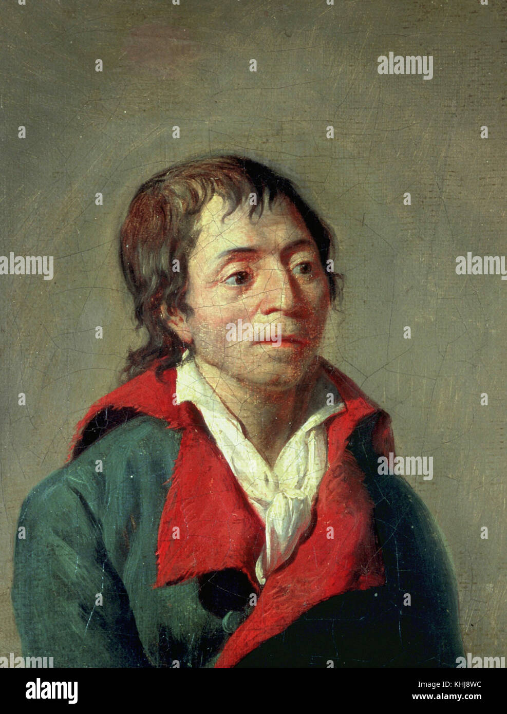 Jean-François Garneray - Portrait de Jean-Paul Marat 18e siècle Banque D'Images