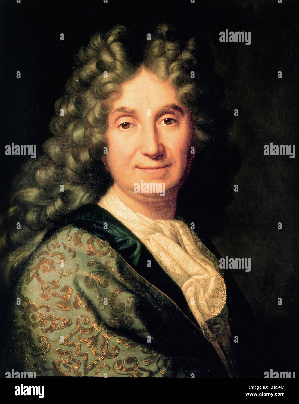 Portrait de Nicolas Boileau 17e siècle Banque D'Images