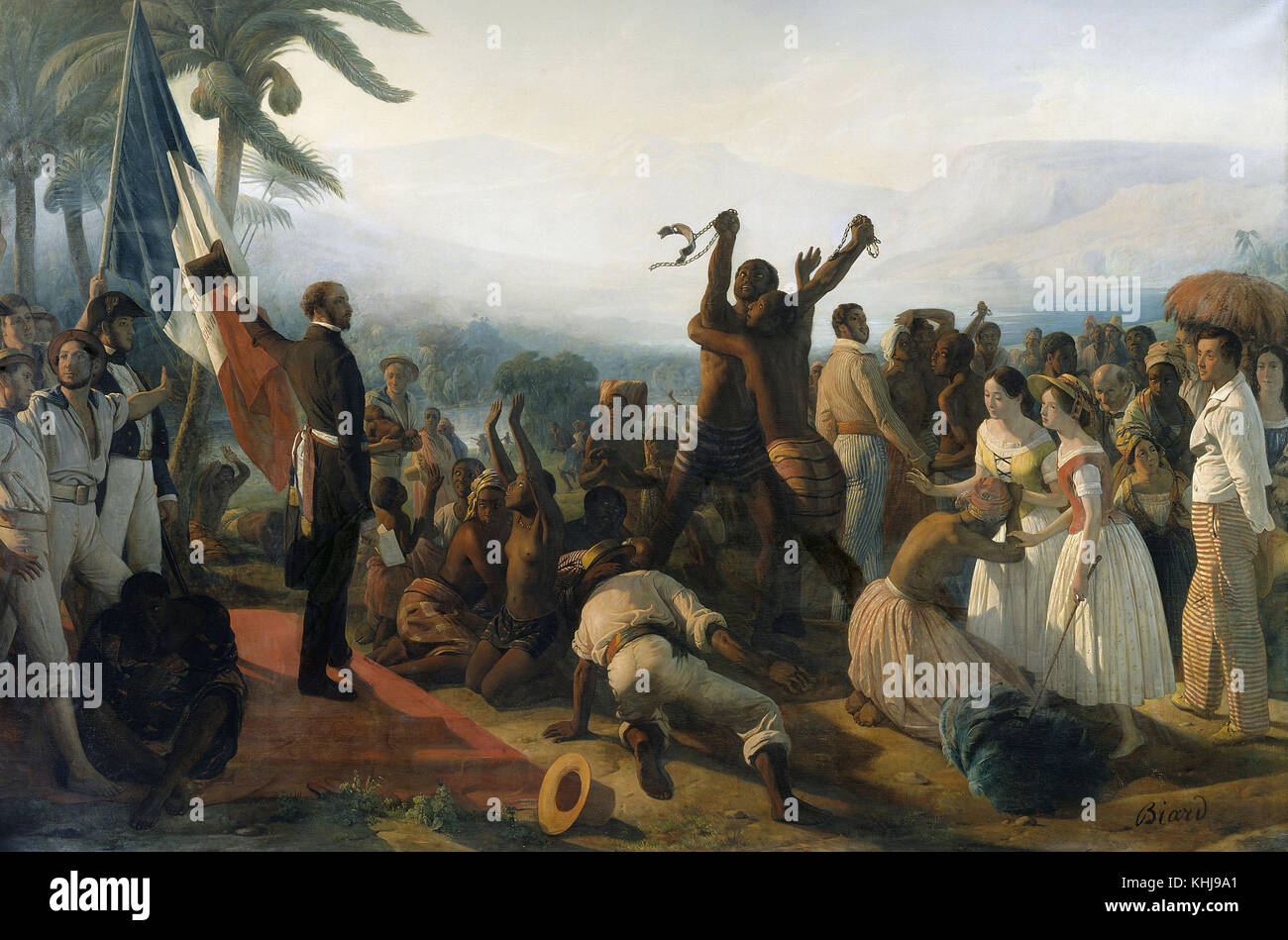 Abolition esclavage biard Banque de photographies et d’images à haute