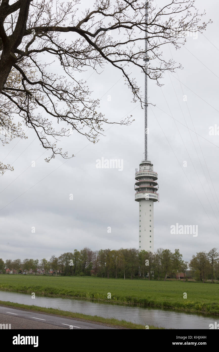 Tour de télévision de radio aux Pays-Bas - néerlandais weather Photo Stock  - Alamy