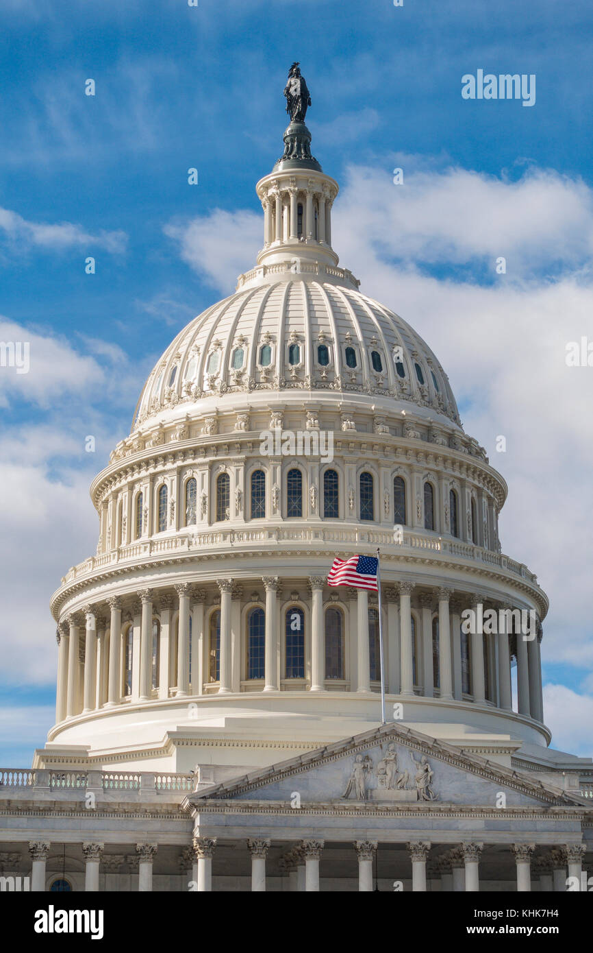 WASHINGTON, DC, USA - United States Capitol dome. Banque D'Images