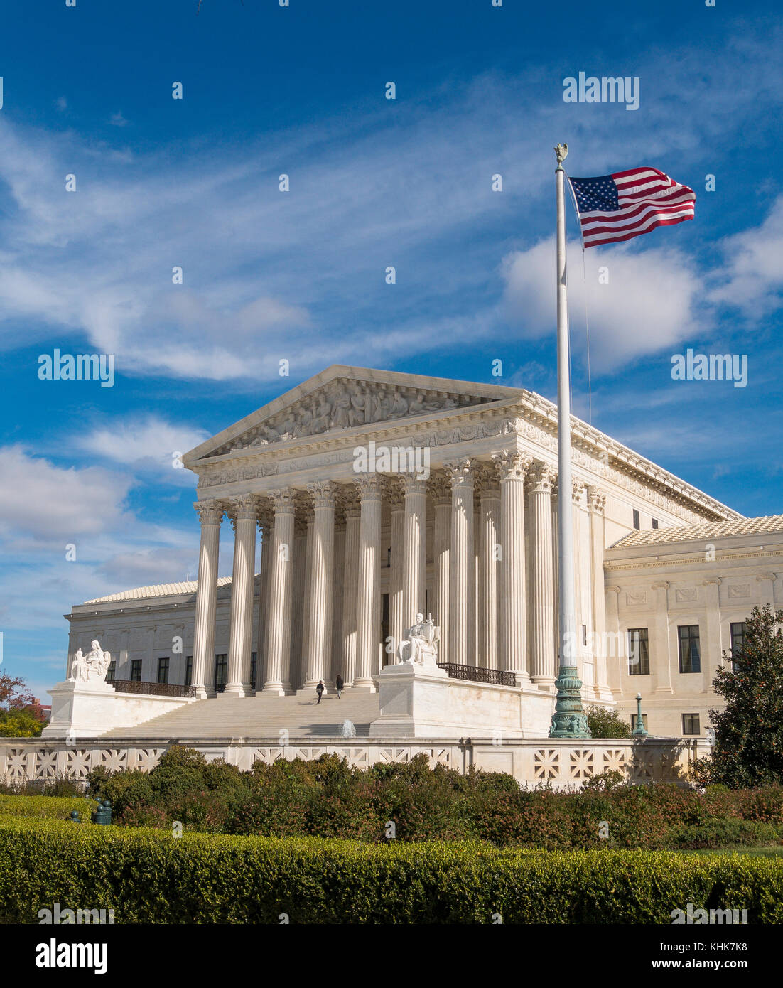 Washington, DC, USA - United States Supreme court building exterior. Banque D'Images