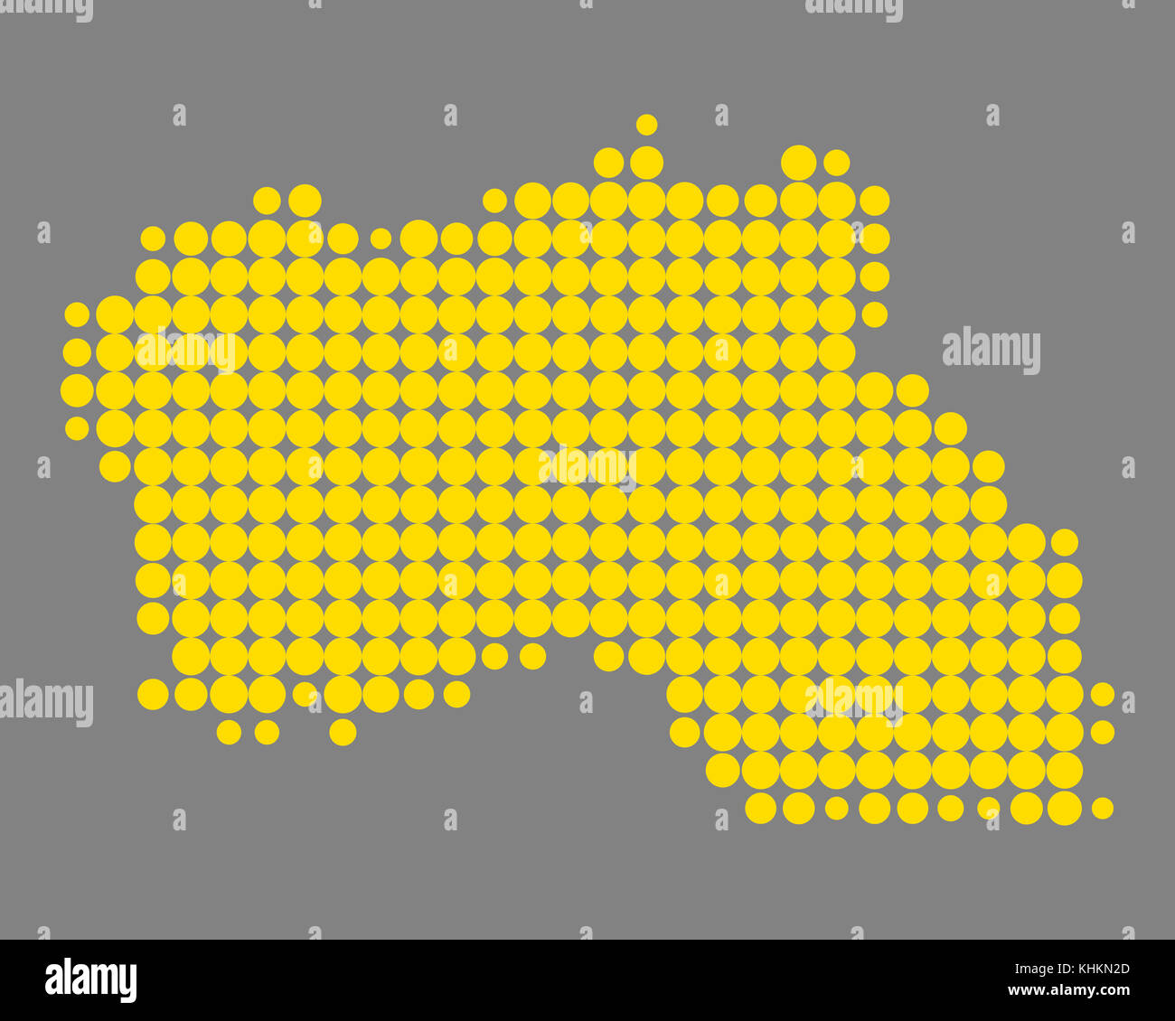 Plan de santa maria Banque D'Images