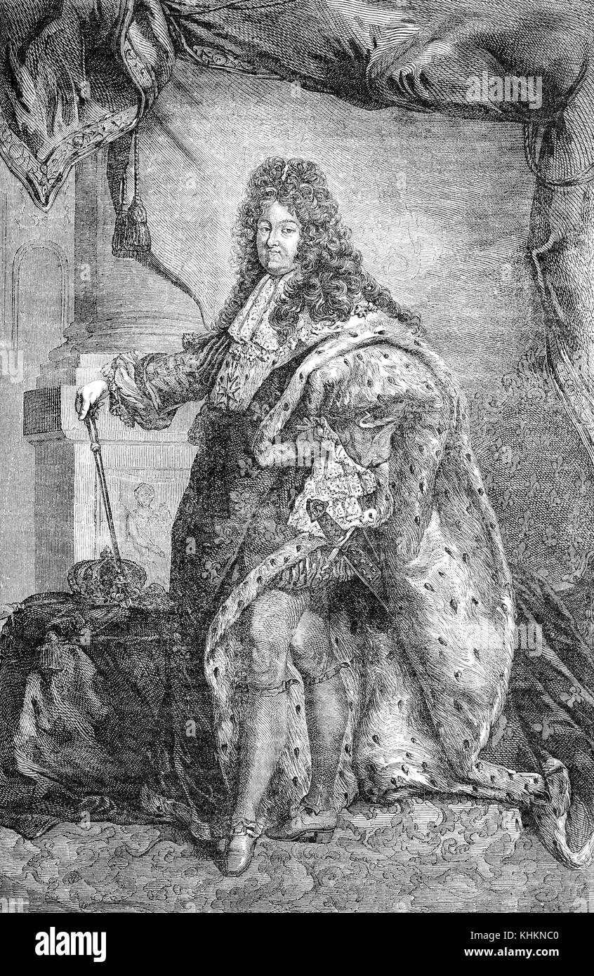 Louis xiv de france 1638 1715 le roi soleil Banque de photographies et