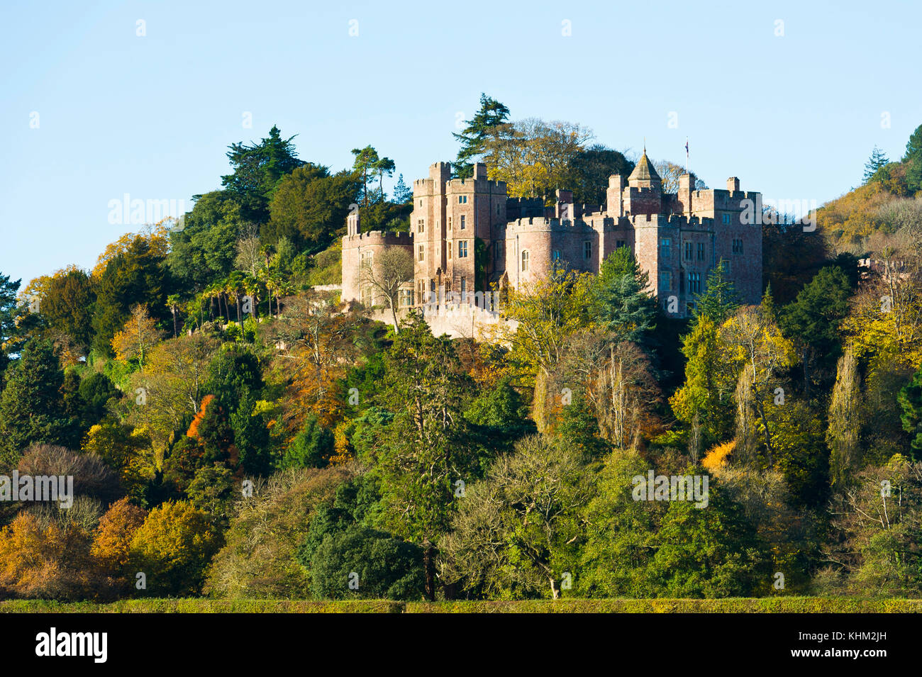 Château de Dunster, Dunster, Somerset Banque D'Images