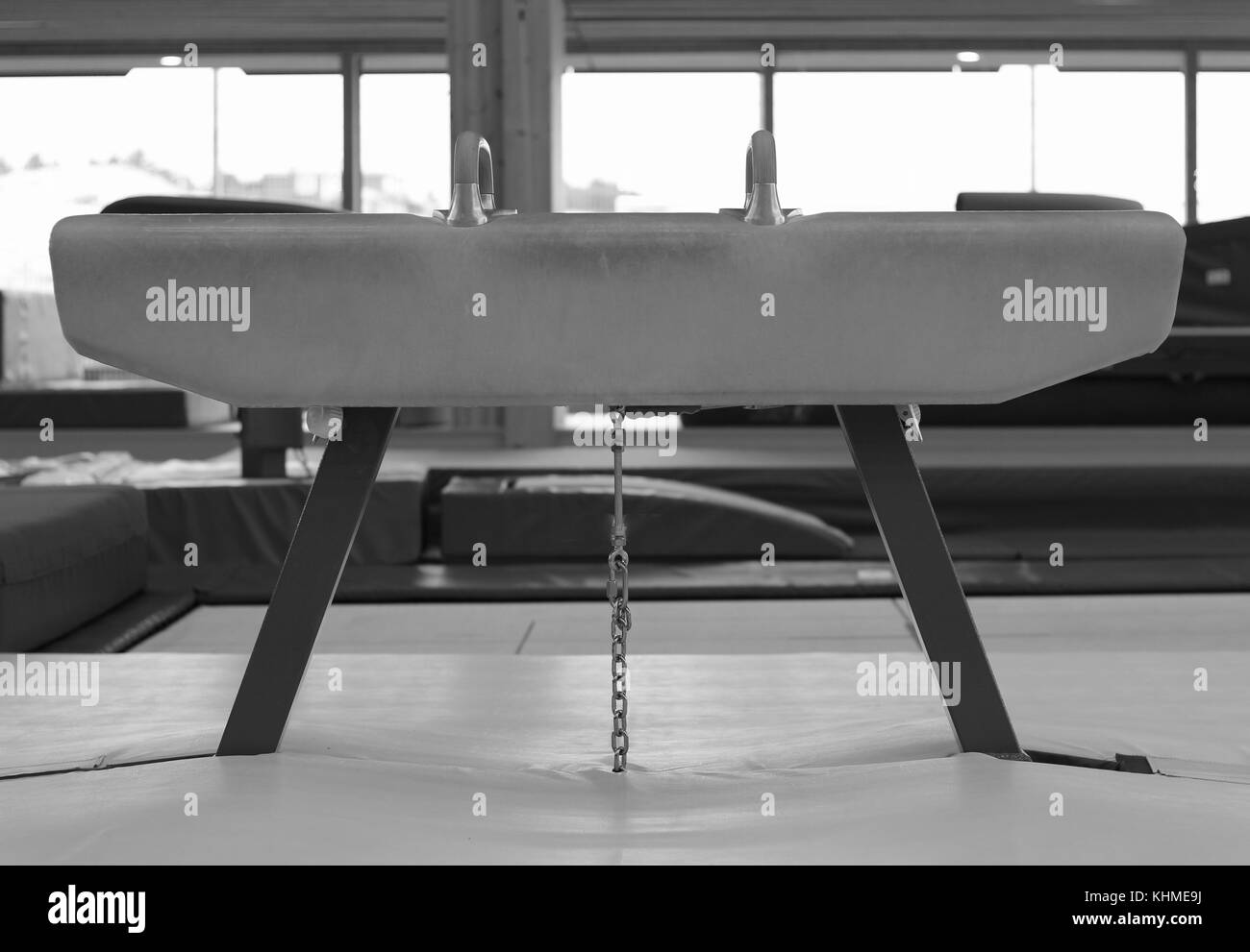 Appareils de gymnastique dans une salle de sport dans les îles féroé Banque D'Images
