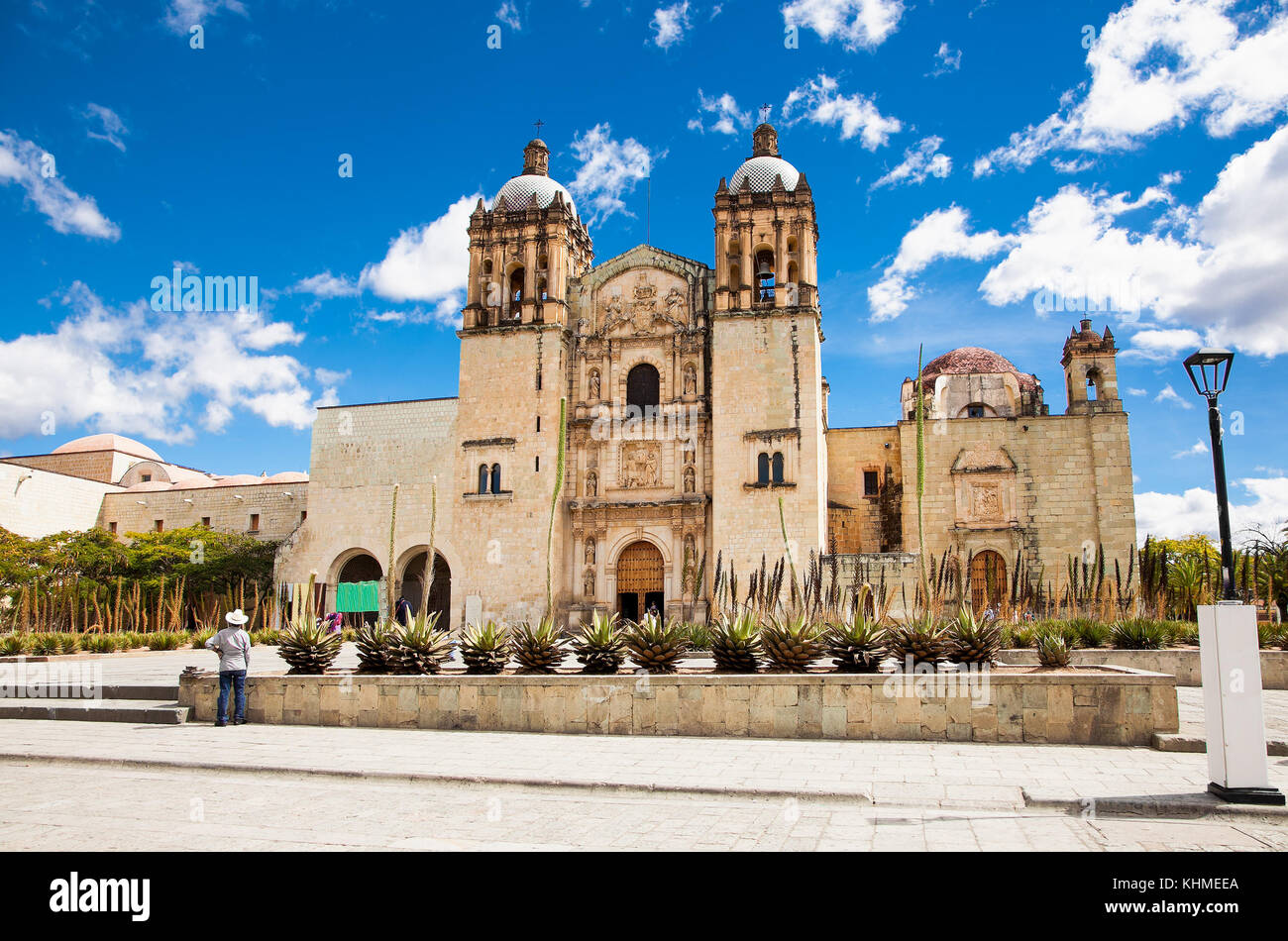 Eglise de Santo Domingo de Guzmán dans la ville d'Oaxaca, au Mexique. Banque D'Images