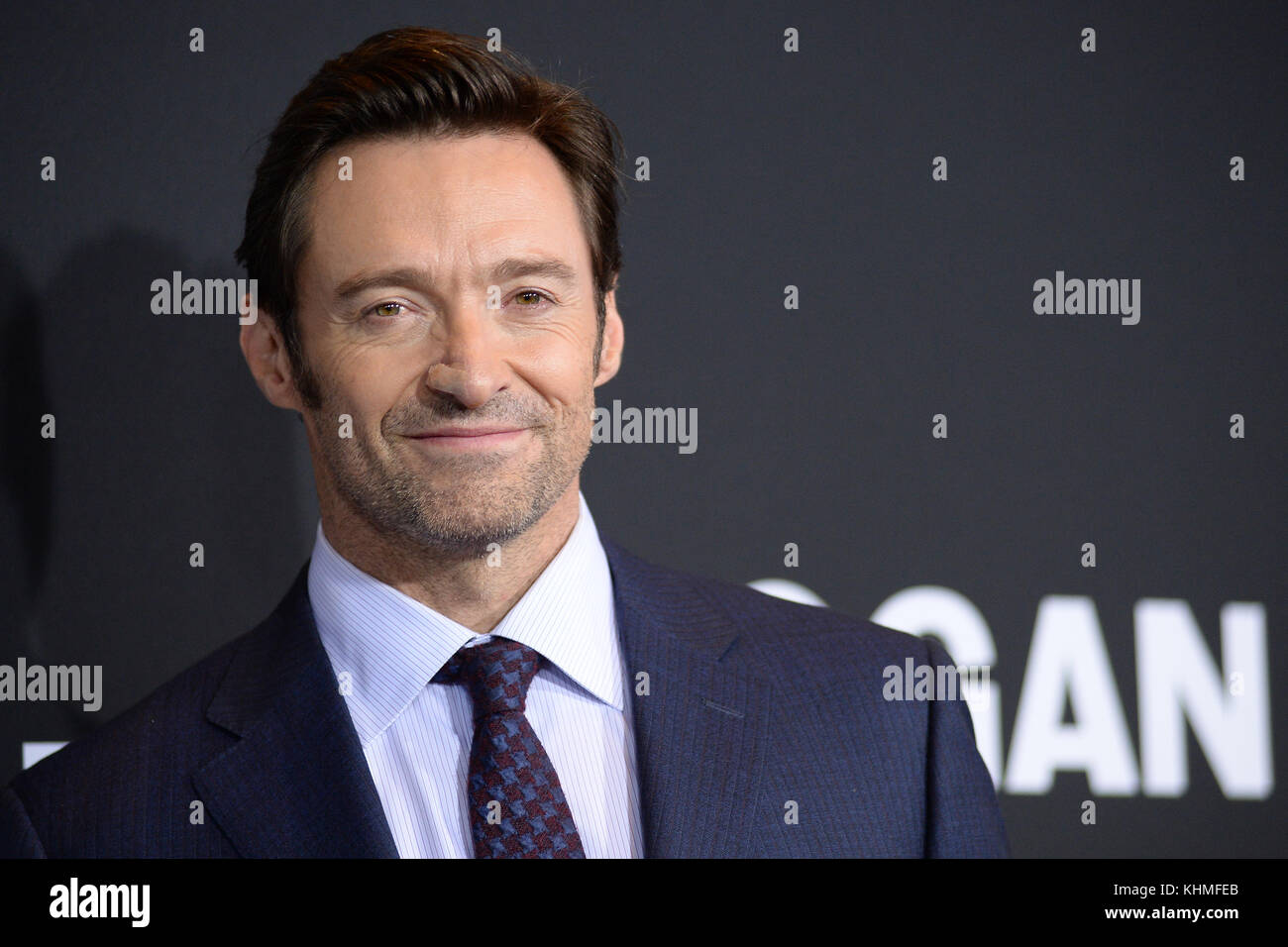 NEW YORK, NY - FÉVRIER 25 : Hugh Jackman assiste à la projection de 'Logan' New York au Rose Theater, Jazz au Lincoln Center le 25 février 2017 à New York City People : Hugh Jackman transmission Ref : MNC76 Banque D'Images