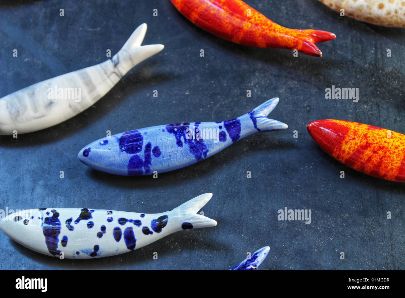 Sardines de décoration à Lisbonne Banque D'Images