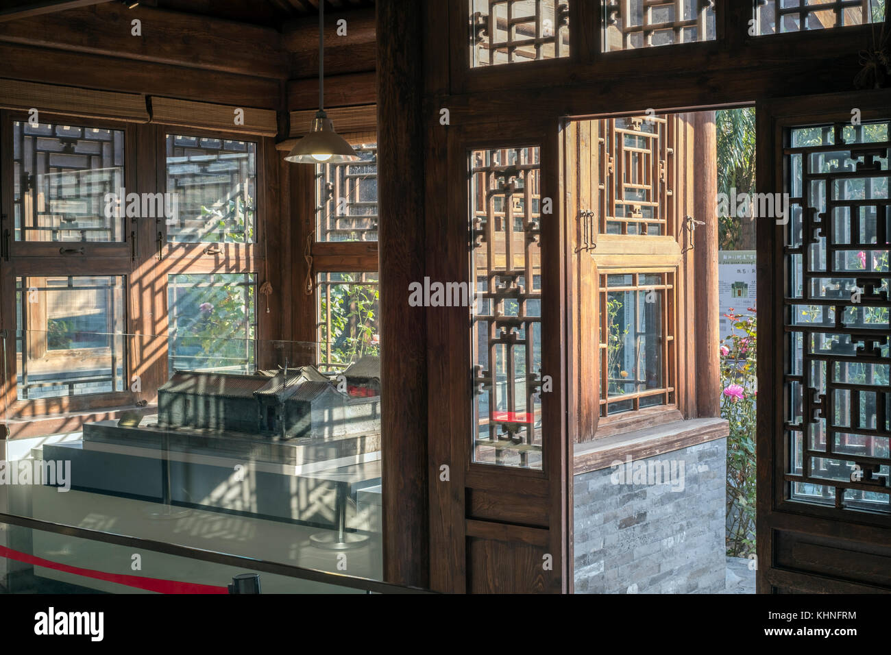 Financement et soutien de la Prince’s Charities Foundation China et du gouvernement local de Chaoyangmen, le musée Shijia Hutong est le premier établissement de B Banque D'Images