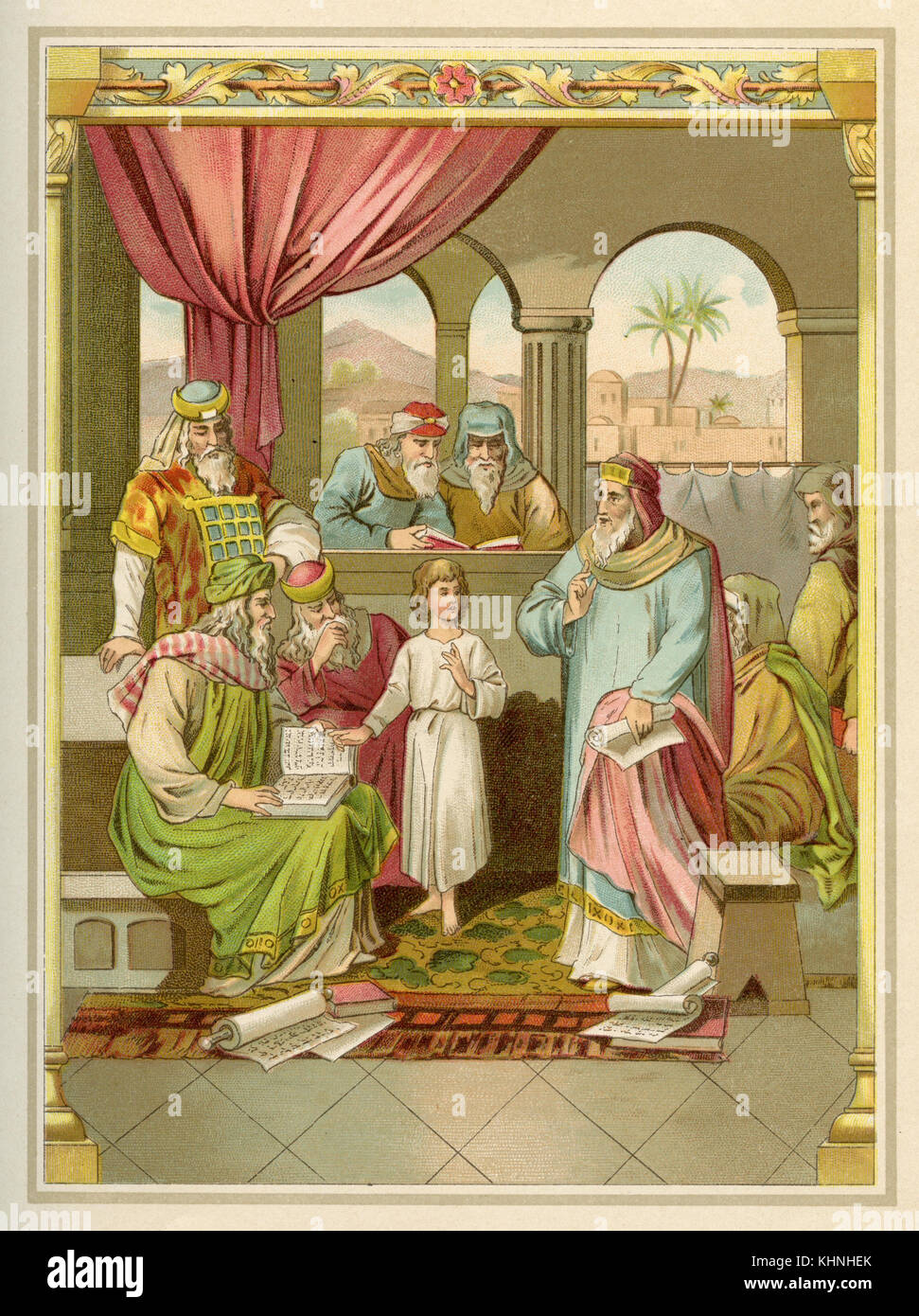 12 Jährige Jesus Im Tempel Jésus de 12 ans dans le temple (Der zwölfjährige Jesus im Tempel Photo