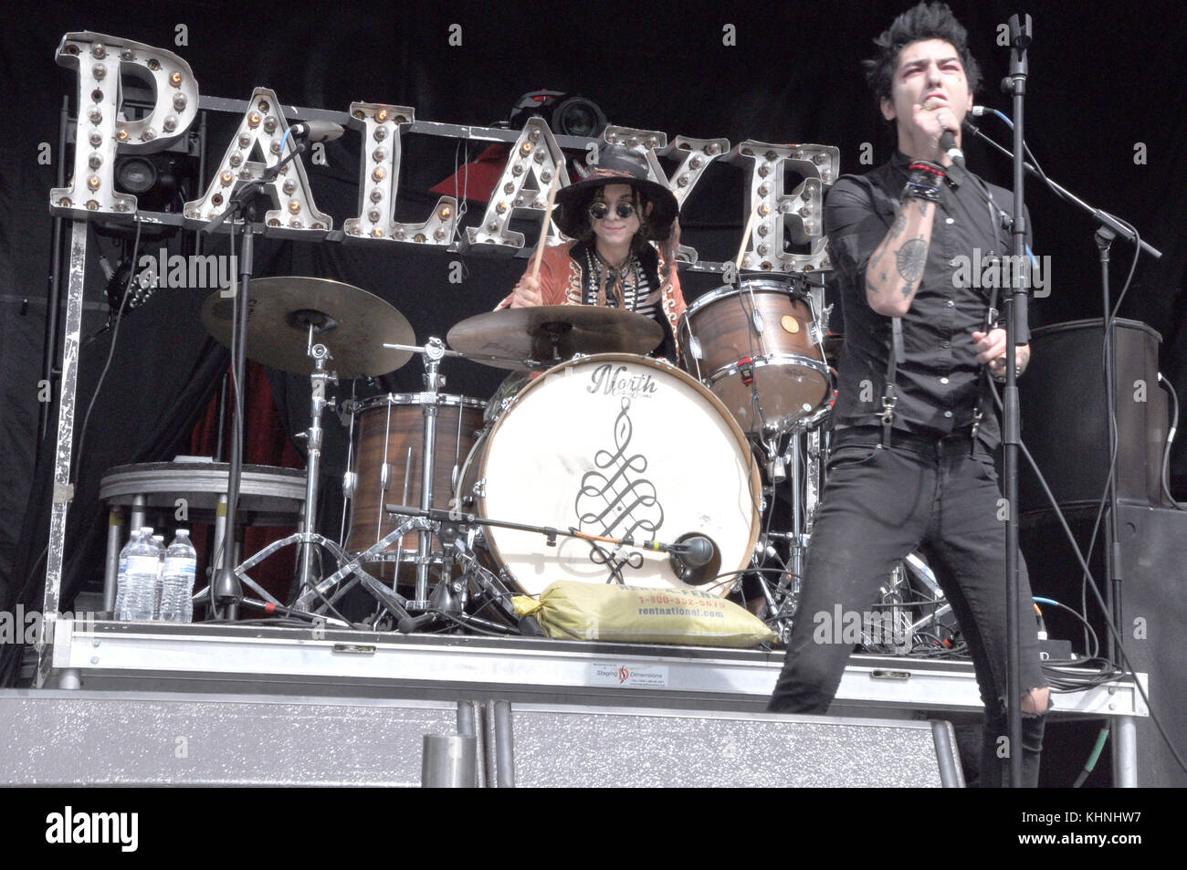 Louder Than Life Music Festival 2017 au Champions Park, Louisville, KY, États-Unis les 30 septembre et 1er octobre 2017 avec : Palaye Royale où : Louisville, Kentucky, États-Unis quand : 01 Oct 2017 crédit : Adam Bielawski/WENN.com Banque D'Images