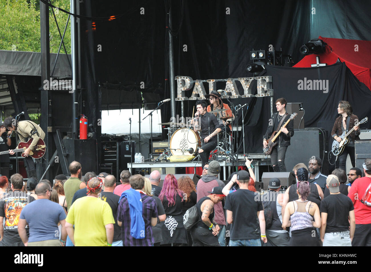 Louder Than Life Music Festival 2017 au Champions Park, Louisville, KY, États-Unis les 30 septembre et 1er octobre 2017 avec : Palaye Royale où : Louisville, Kentucky, États-Unis quand : 01 Oct 2017 crédit : Adam Bielawski/WENN.com Banque D'Images