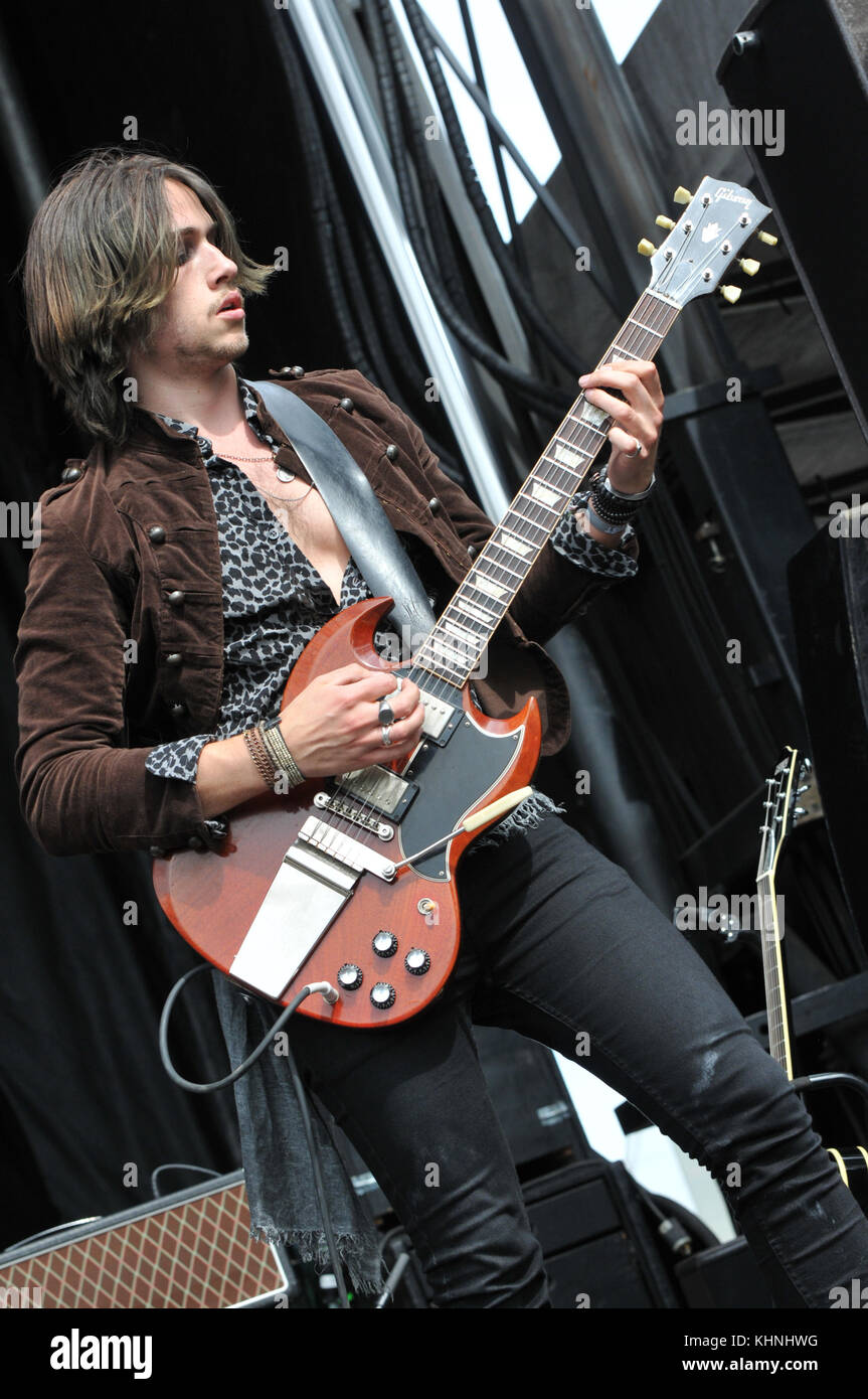 Louder Than Life Music Festival 2017 au Champions Park, Louisville, KY, États-Unis les 30 septembre et 1er octobre 2017 avec : Palaye Royale où : Louisville, Kentucky, États-Unis quand : 01 Oct 2017 crédit : Adam Bielawski/WENN.com Banque D'Images