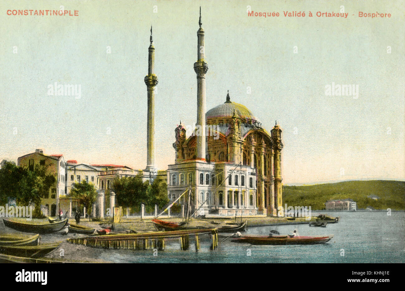 Constantinople: Mosquée Ortaköy (Konstantinopel: Ortaköy-Moschee) Banque D'Images