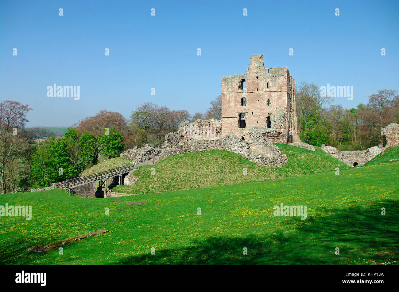 Le château de norham, Northumberland Banque D'Images