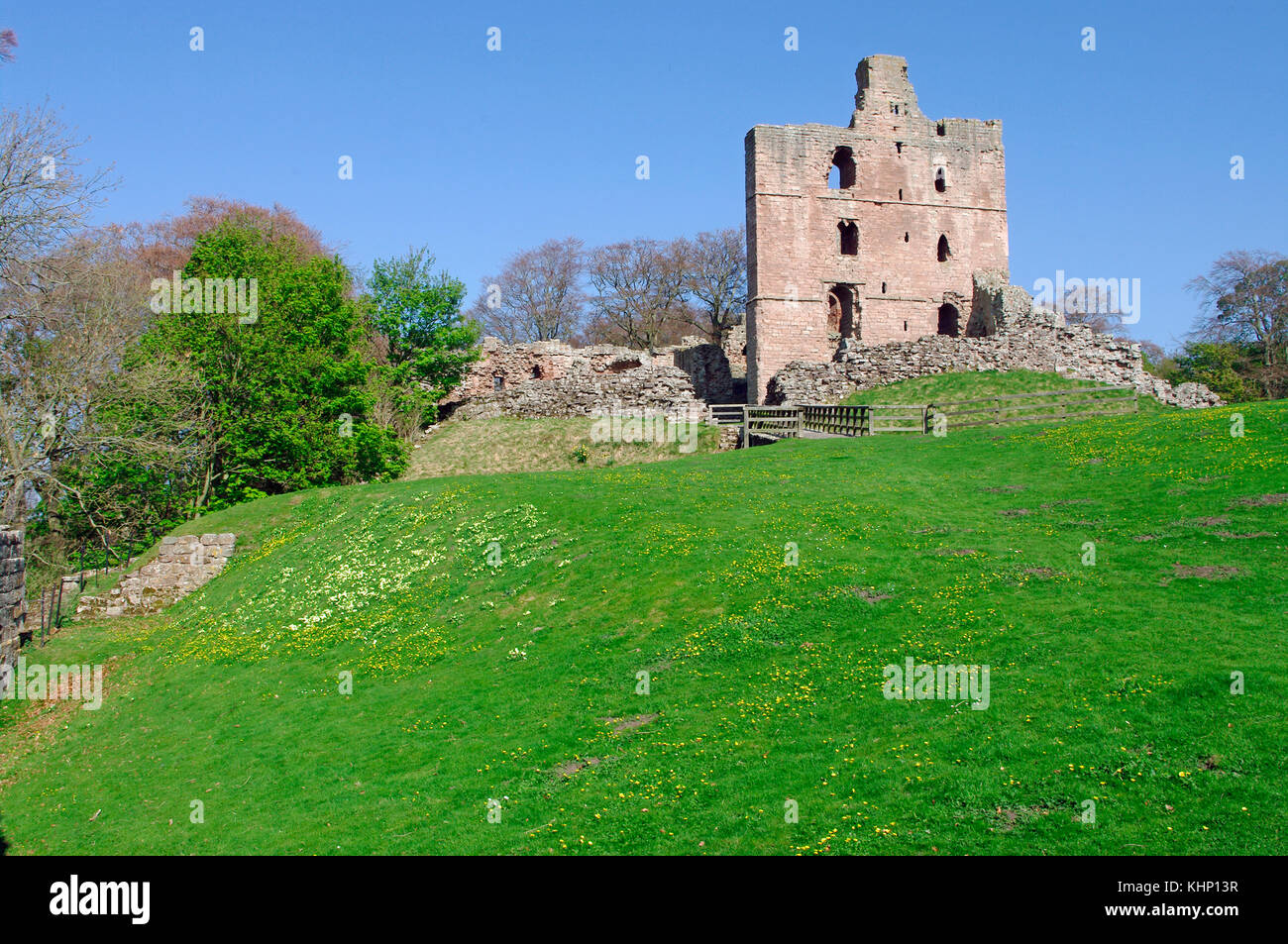 Le château de norham, Northumberland Banque D'Images