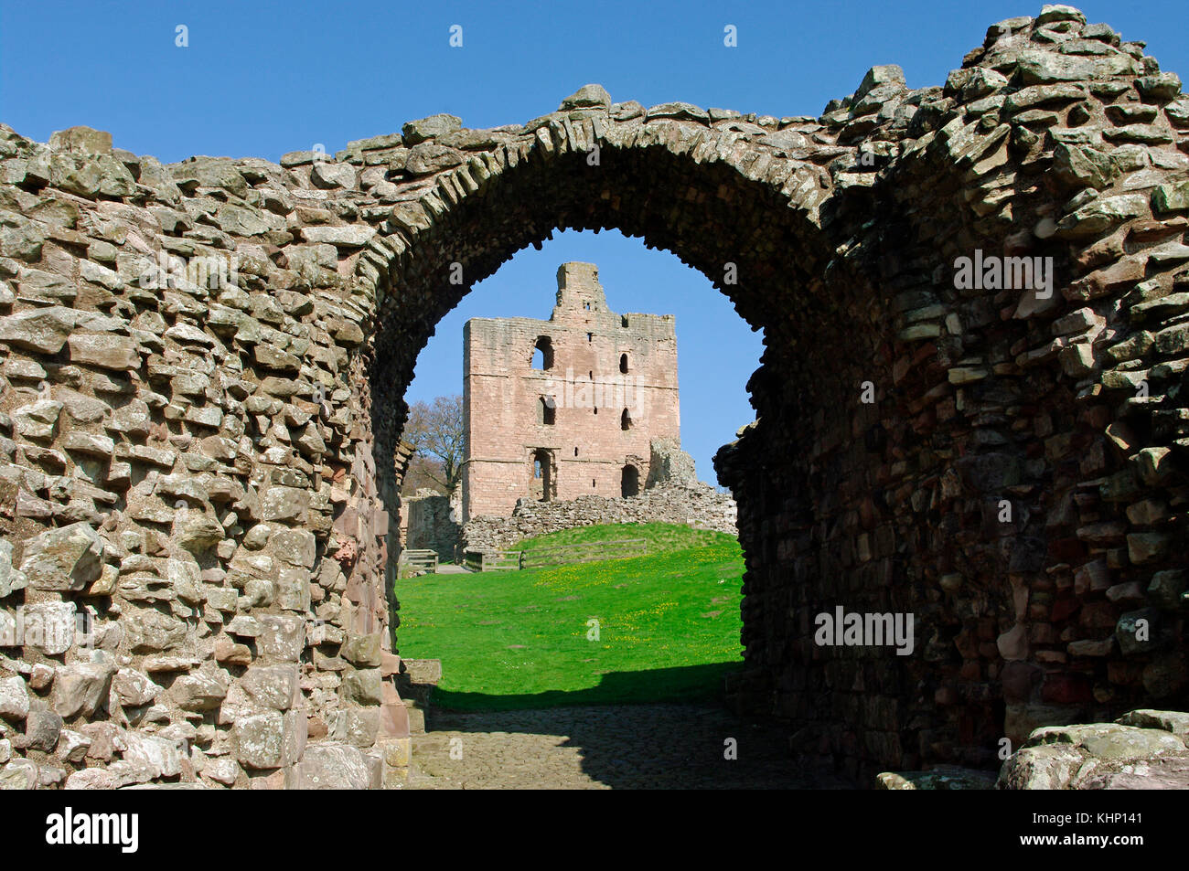 Le château de norham, Northumberland Banque D'Images