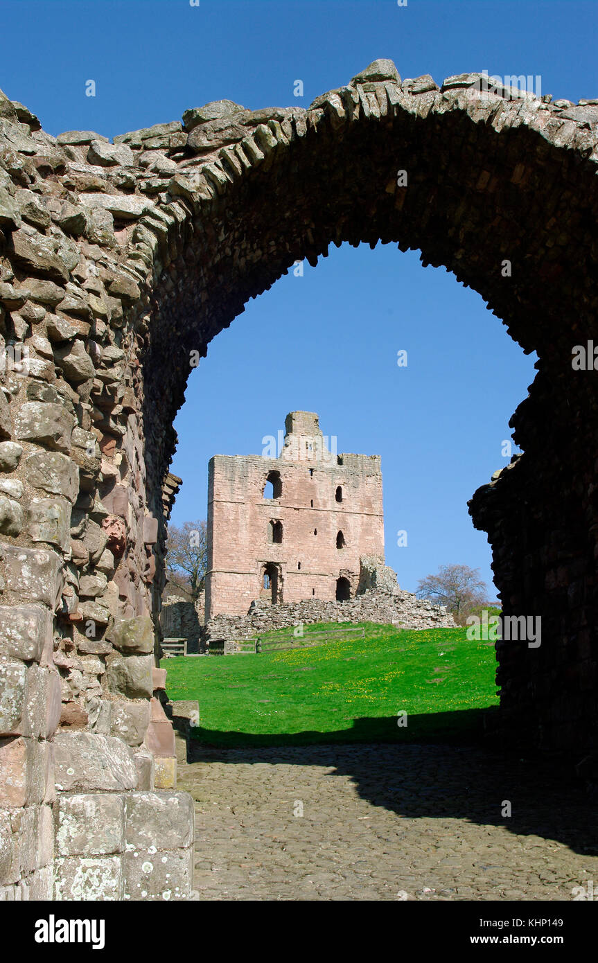 Le château de norham, Northumberland Banque D'Images