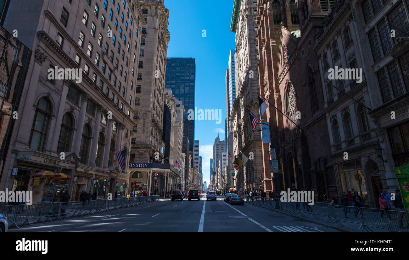 New York, au cours d'événements sportifs Banque D'Images