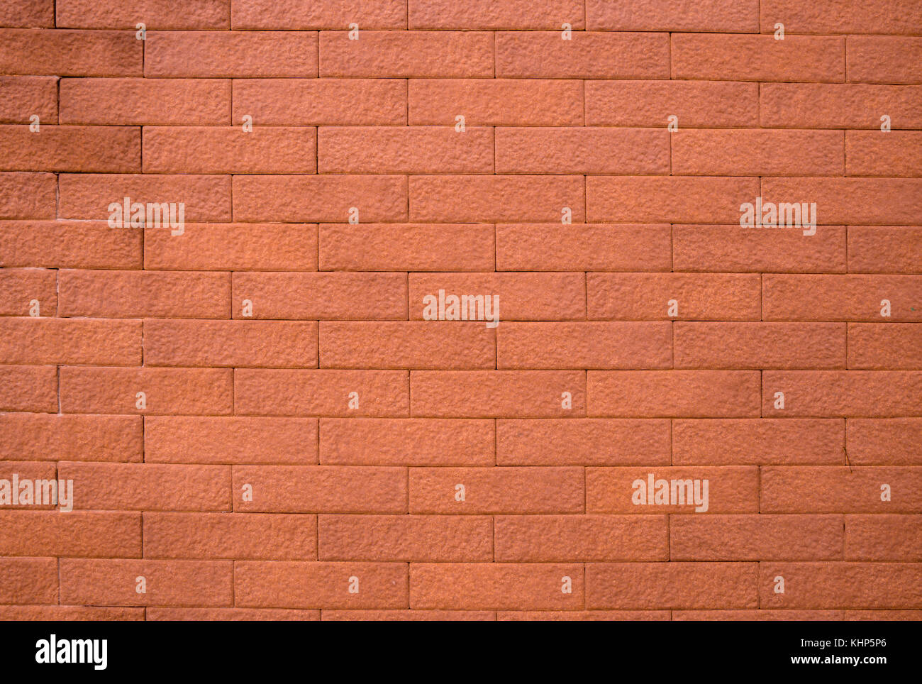 Mur de brique Orange texture background avec l'espace pour le texte Banque D'Images