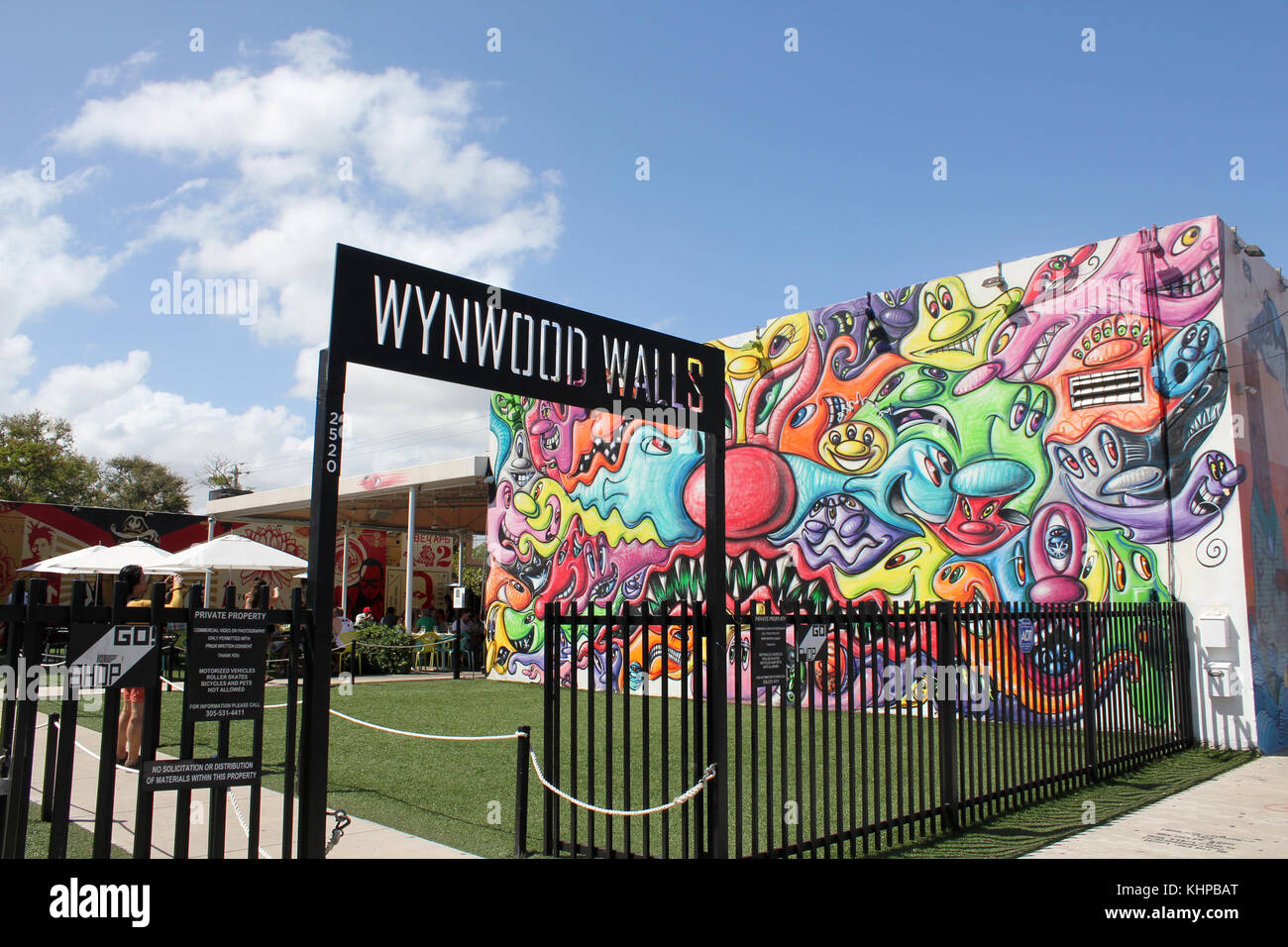 Les murs de Wynwood Miami, Floride Banque D'Images