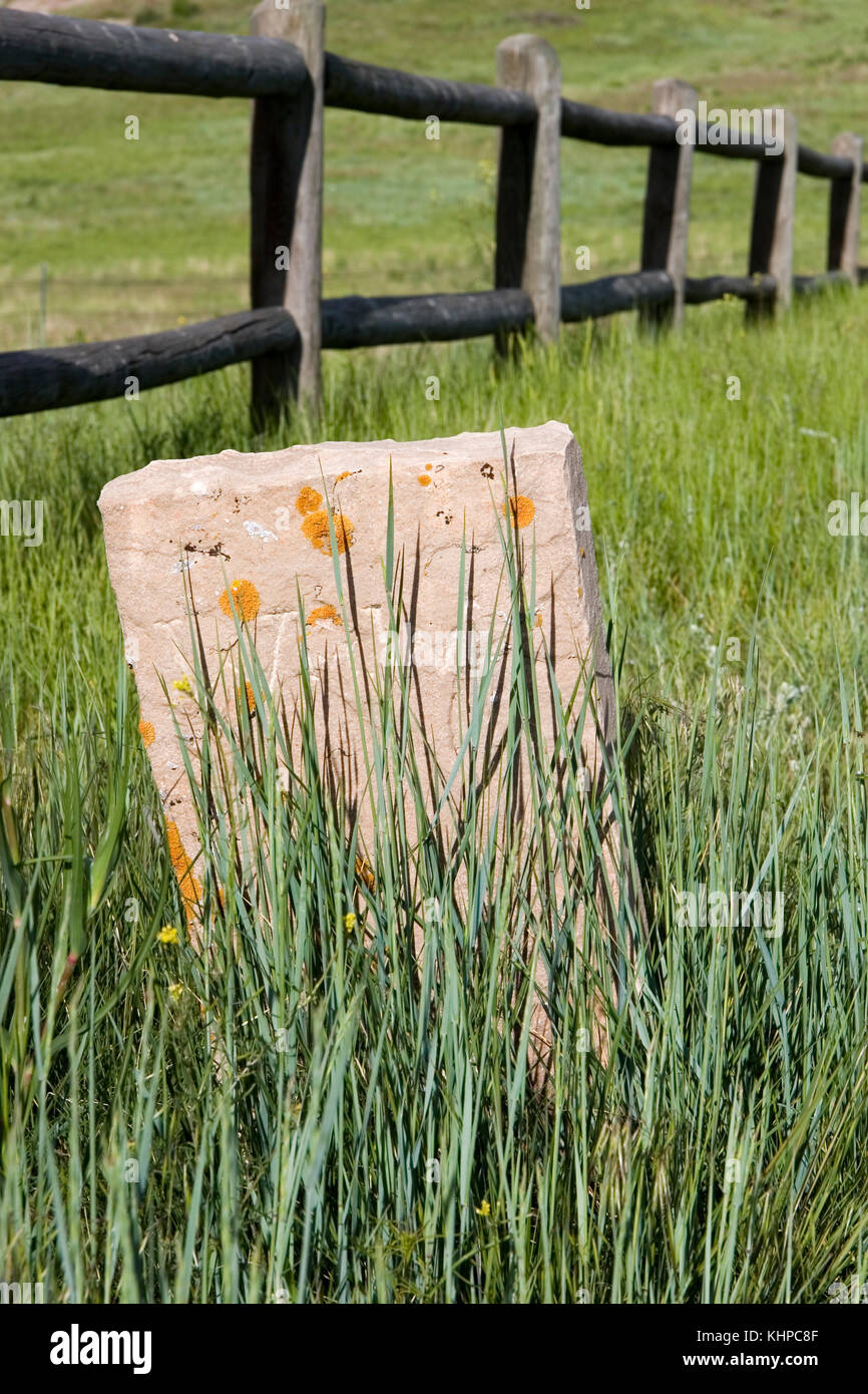 Cimetière. Virginia Dale est situé dans les contreforts des Rocheuses américaines sur l'autoroute 287, à environ 45 km (72 km) au nord-ouest de Ft. Collins Banque D'Images