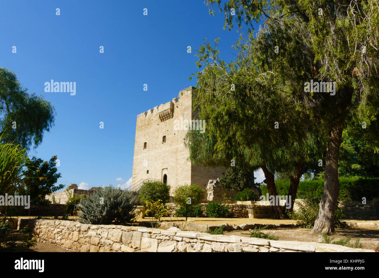 Château de colosse, Limassol, Chypre Banque D'Images