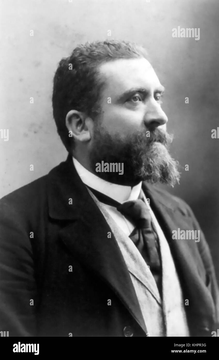 Jean JAURES (1859-1914) leader socialiste français vers 1904 Banque D'Images