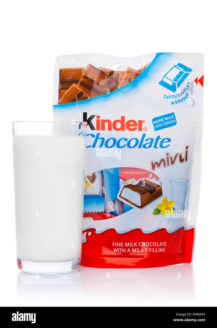 Kinder mini barre de chocolat Banque de photographies et d’images à