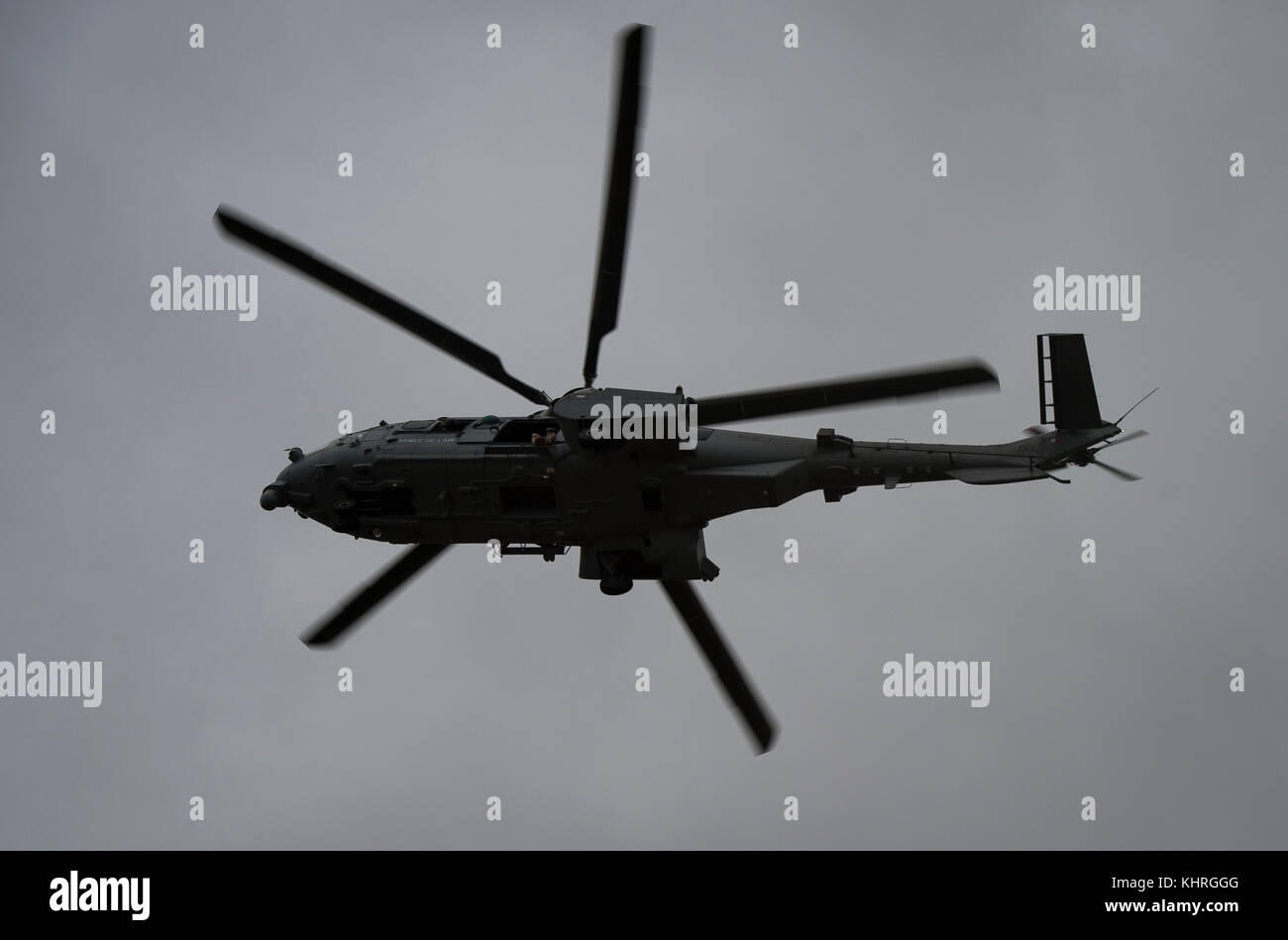 L'hélicoptère Puma de l'Armée de l'Air française Banque D'Images