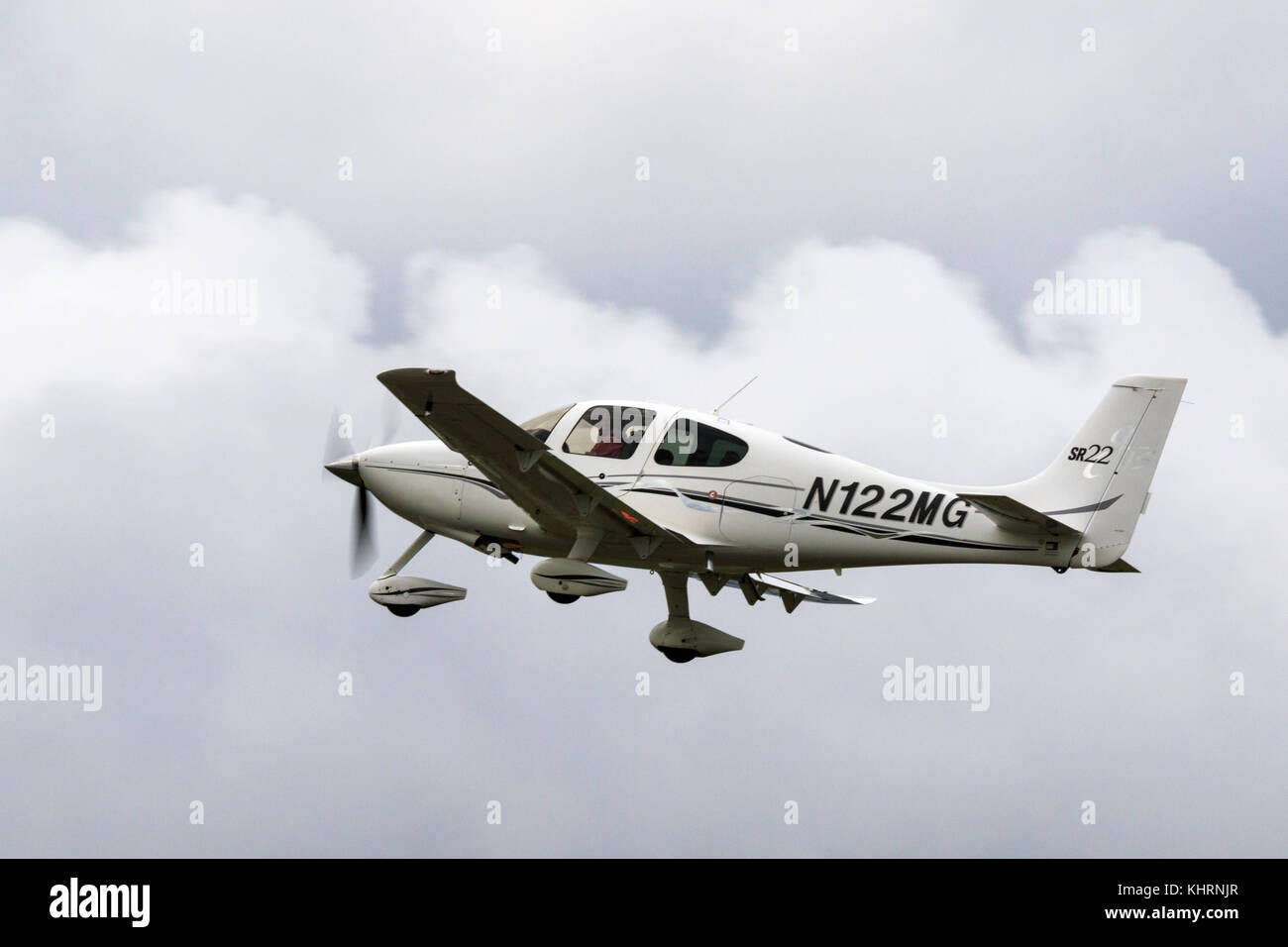 Cirrus sr22 gts n122ng Banque D'Images