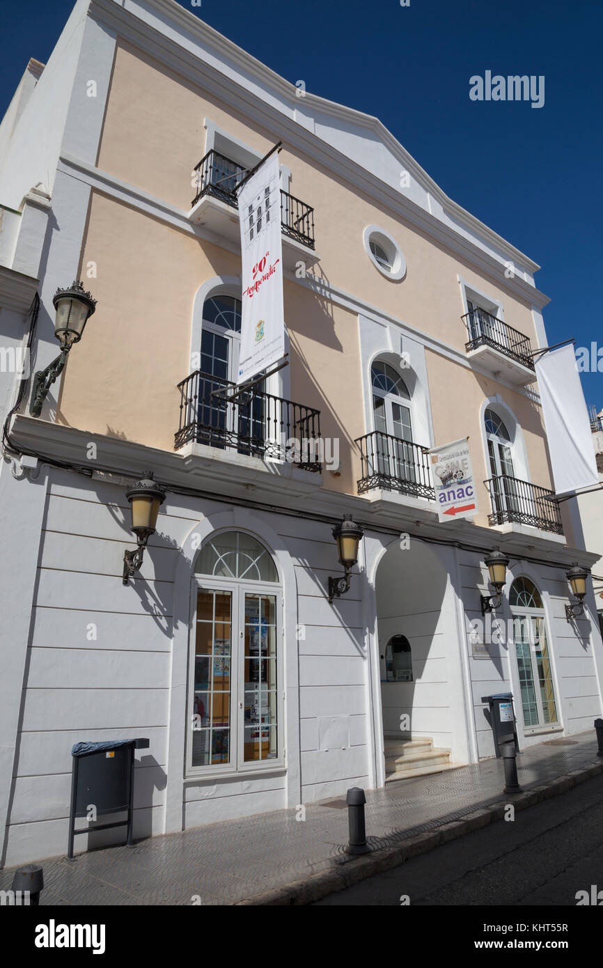 Le Centre culturel de Nerja, la Calle Granada, Nerja, Espagne Banque D'Images