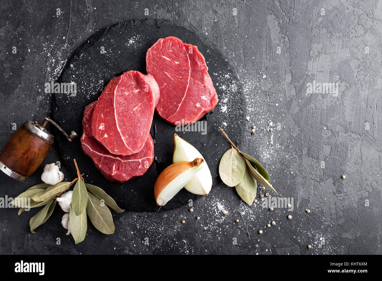 Les viandes, les steaks Banque D'Images