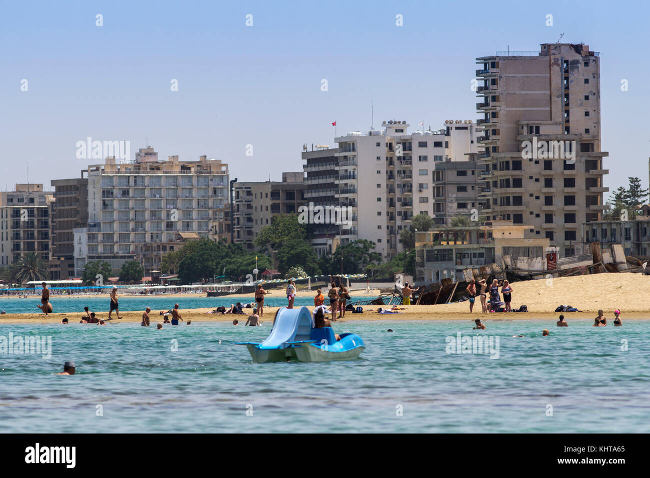 Varosha, Famagusta, Chypre du Nord. 9 juin 2017. Credit : Tove LARSEN/Alamy Banque D'Images