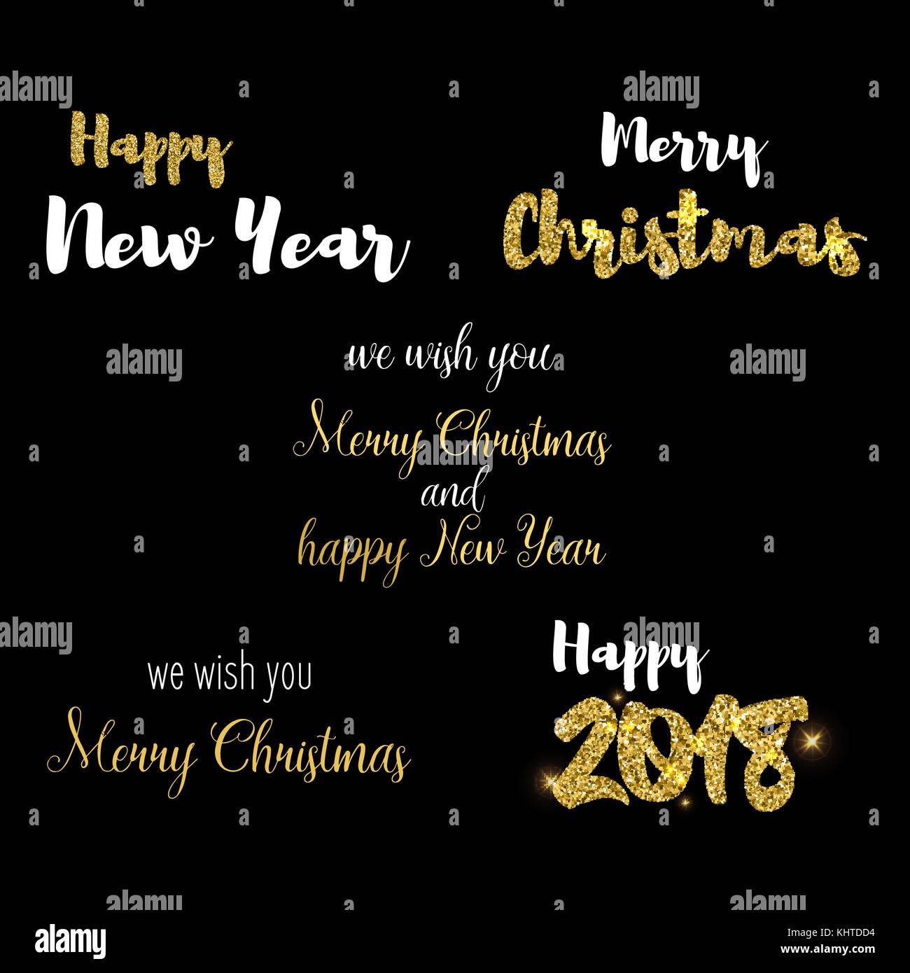 Joyeux noël vecteur conception texte modèle typographique pour banner, carte de vœux, carte postale et l'affiche de la série d'inscriptions calligraphiques greeting pour c Illustration de Vecteur