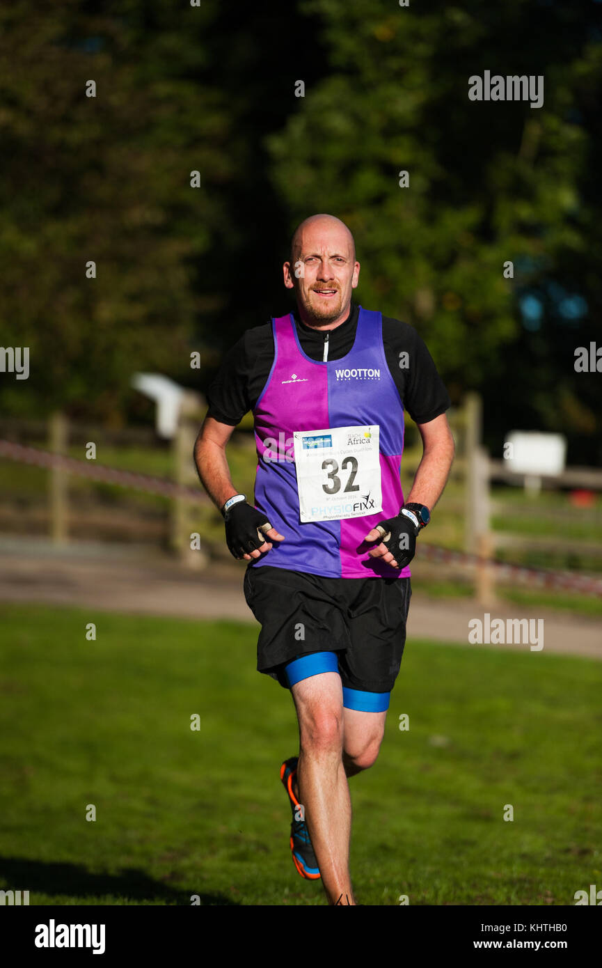 Cycles de Wellingborough course duathlon organisé dans le parc du Château Ashby, Northamptonshire. Banque D'Images