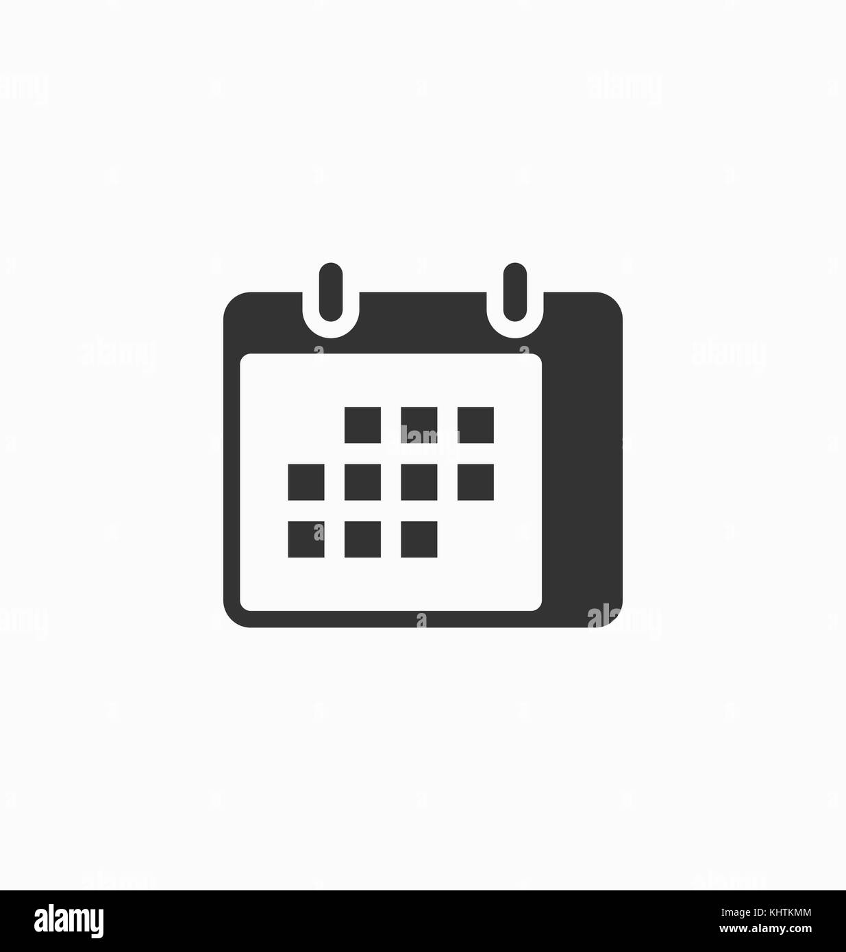 Icône Calendrier vecteur. Illustration de Vecteur