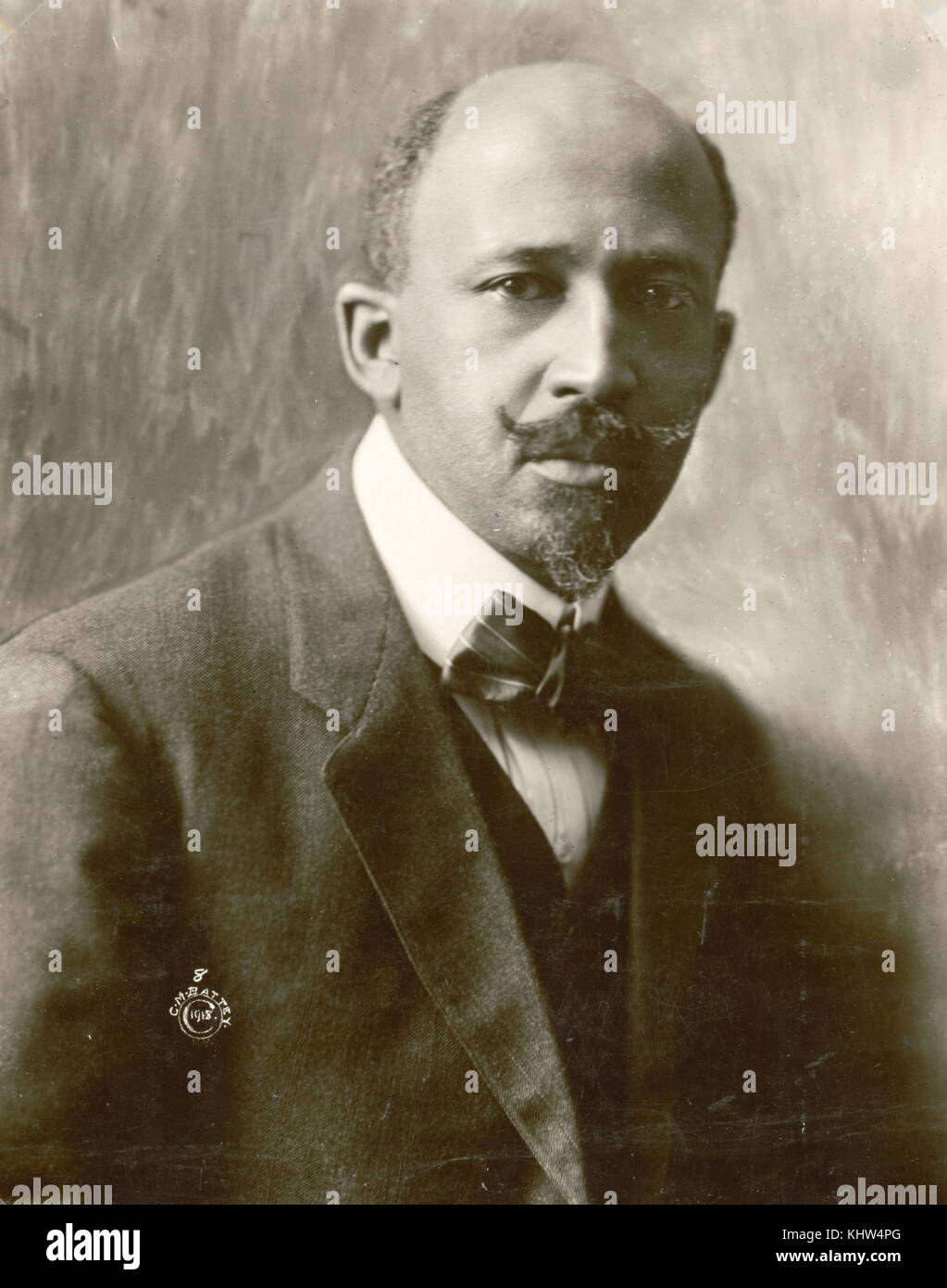 Photographie de W. E. B. Du Bois (1868-1963) un sociologue, historien, activiste des droits civils, de l'auteur, panafricaniste, écrivain et éditeur. En date du 20e siècle Banque D'Images