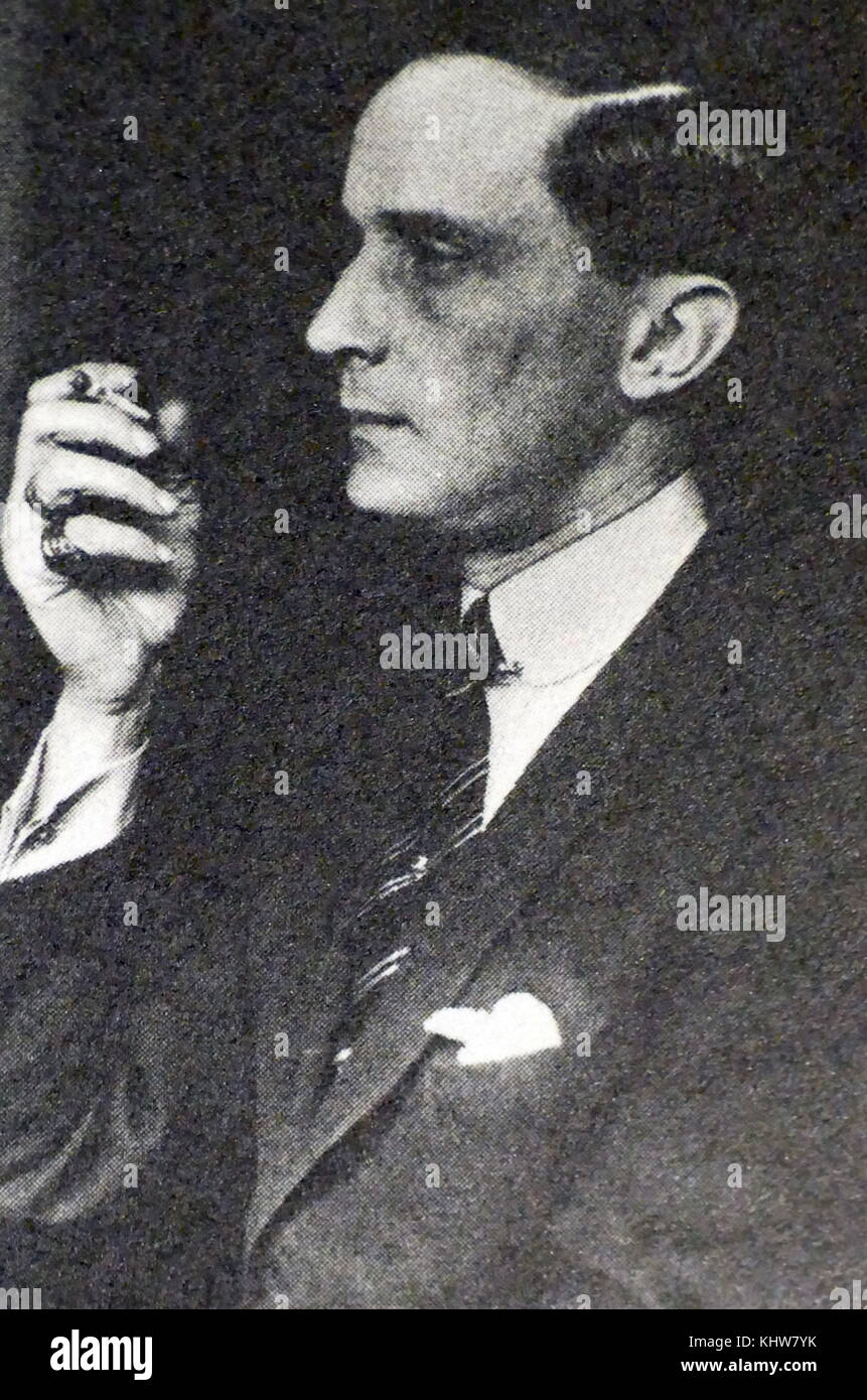 Portrait photographique de Félix Youssoupov (1887-1967) un aristocrate russe, prince, et comte de la famille Yusupov. En date du 20e siècle Banque D'Images