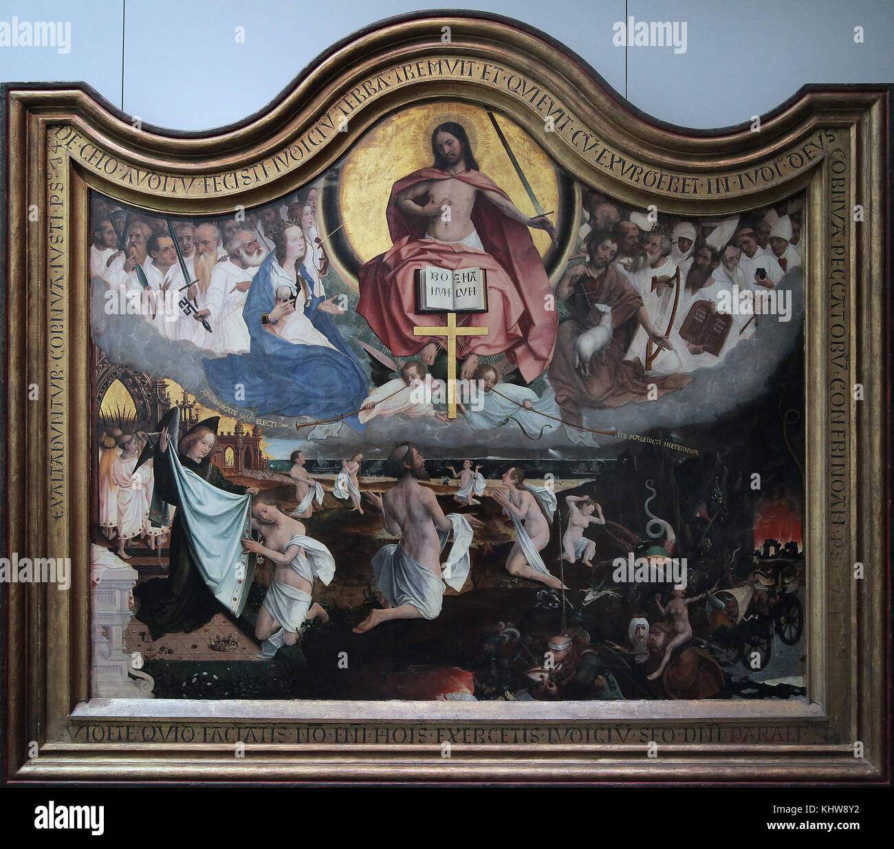 Jugement dernier 1525 par Jan Provoost 1462-1529 Belgique Banque D'Images