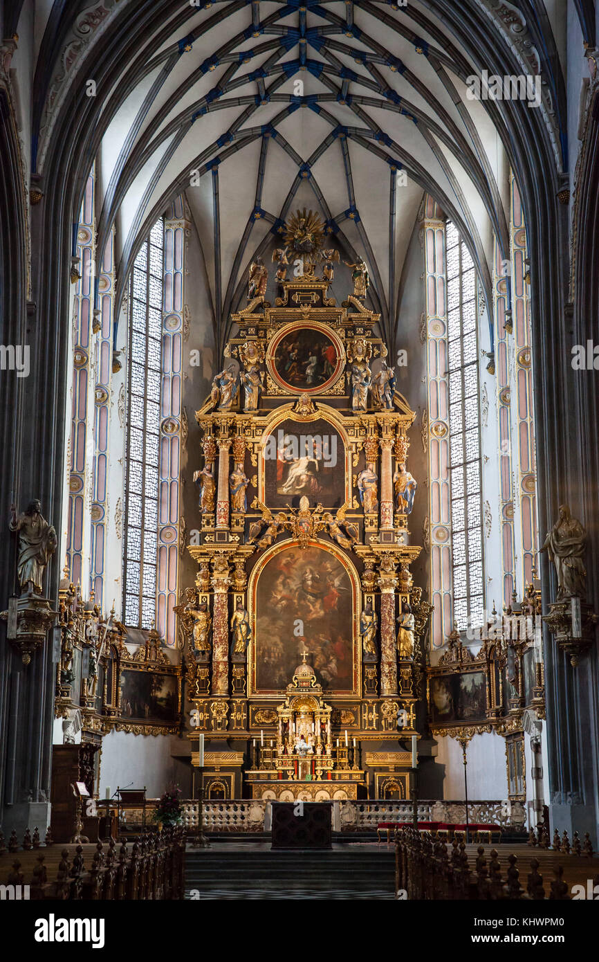 Allemagne, Cologne, l'église jésuite baroque de Saint-Mariae Himmelfahrt. Deutschland, Koeln, die fruehbarocke Jesuitenkirche St. Mariae Himmelfahrt. Banque D'Images