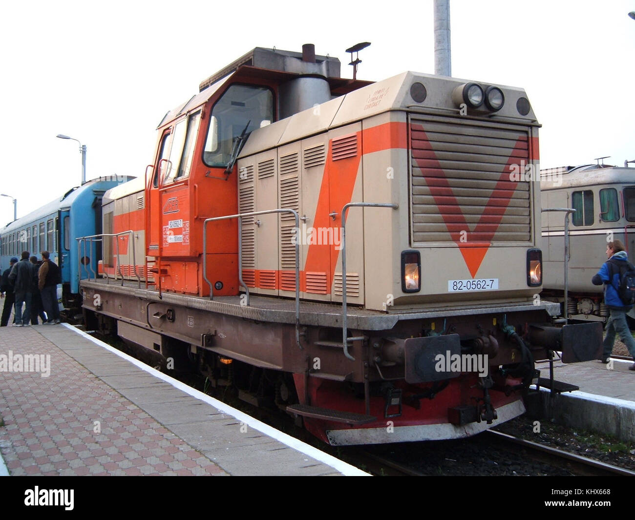 CFR Class 82 82-0562-7 locomotive Banque D'Images