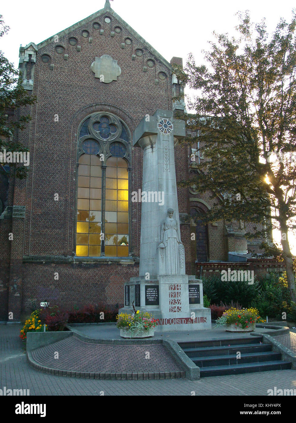 Wervik-Zuud WO II Banque D'Images