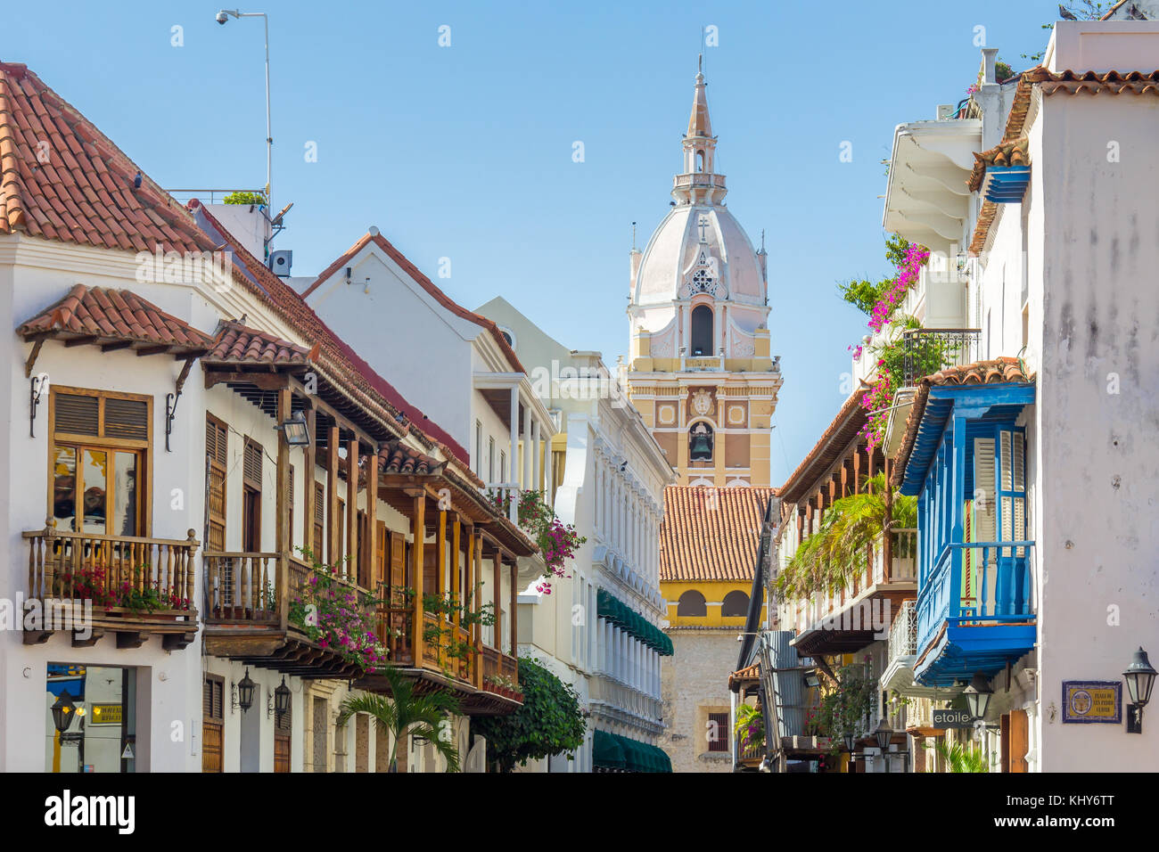 Catedral de Santa Catalina de Alejandría | Cartagena de Indias | Colombie Banque D'Images